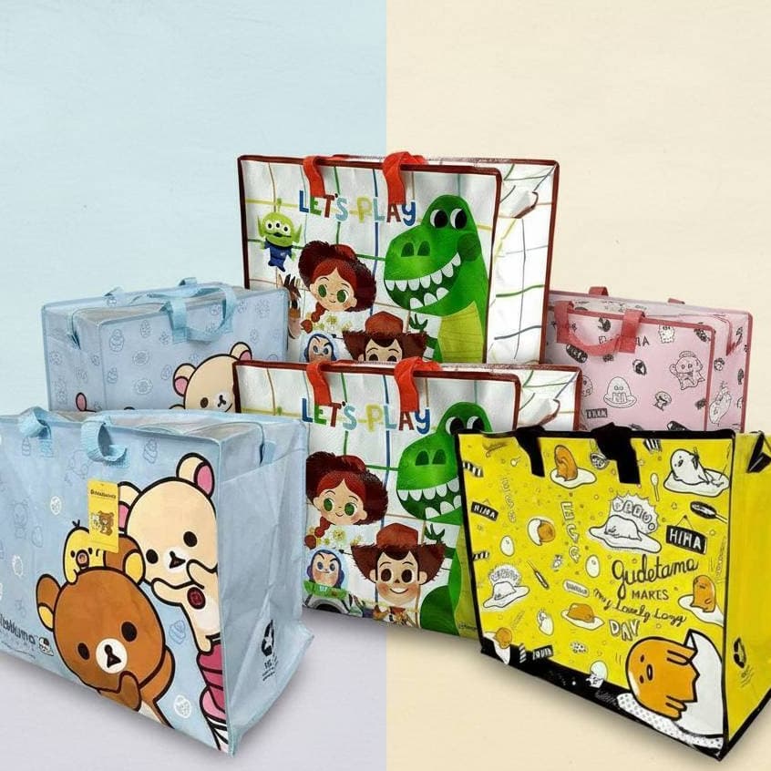 กระเป๋ากระสอบ ถุงกระสอบBox ( 50x25x38 cm. ) กระเป๋าลิขสิทธิ์แท้ (ทรงกล่อง) ลิขสิทธิ์แท้ 100% กระเป๋ากระสอบ รูปที่ 1