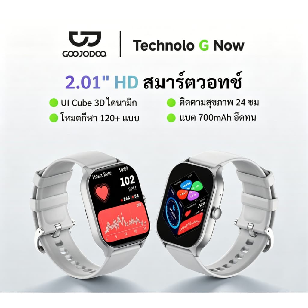 GOOJODOQ Fb058 059 สมาร์ทวอทช์ Ip68 กันน้ำ Bluetooth Gps Smartwatch เครื่องวัดสุขภาพ การจัดการฟิตเนส