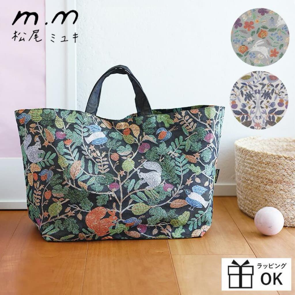 ในไทยด่วน 🇹🇭 Matsuo Miyuki & Tote Bag กระเป๋าผ้า Tote bag พร้อมกระดุมแม่เหล็ก ใบใหญ่ ของแท้… รูปที่ 1