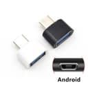 อะแดปเตอร์ USB OTG อะแดปเตอร์สํานักงานเหมาะสําหรับพอร์ต USB เป็น Android USB เป็น Type-C