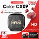 หูฟัง Coca-Cola CX09 ClipOn หูฟังไร้สาย True Bluetooth กลางแจ้ง 6.0 พร้อมไมโครโฟน