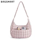 BAGSMART Quilted Puffy Crossbody Bag Lightweight Waterproof Large Hobo Sling Shoulder Handbag for Travel…