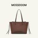 MOSSDOOM Aureva Bag กระเป๋าทรง Tote สําหรับผู้หญิง ดีไซน์เชือกรูด ความจุขนาดใหญ่ สไตล์เรียบหรู ดูดีและทันสมัย
