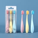 แปรงสีฟันเด็กแพ็ค 3 ชิ้น HOT 3ชิ้น/แพ็ค แปรงสีฟันขนนุ่มสําหรับเด็ก แปรงสีฟัน