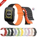 สายรัดแม่เหล็กสําหรับสายรัดข้อมือหัวเข็มขัดแบบห่วง Huami Amazfit Bip 6 5