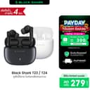 Black Shark T23 / T24 หูฟังบลูทูธ หูฟังไร้สาย หูฟัง In-Ear Bluetooth 5.4 แบตอึดนาน สวมใส่สบาย น้ําหนักเบา -1Y