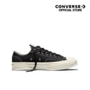 CONVERSE รองเท้า CHUCK 70 MATERIAL + OX BLACK Men A15992CM_S6BKXX