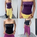 (BCM011)-Manifest Strapless เกาะอกหมุดลายวน Buarchom ผ้าเรย่อนพรีเมียม นุ่มยืด