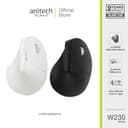 Anitech เม้าส์ไร้สาย ชนิดแบบ 2 ฟังก์ชั่นด้วยสัญญาน 2.4G และ Bluetooth 5.0 รุ่น W230 รับประกัน 2 ปี
