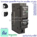 Schneider ลูกเซอร์กิต 1P 10A 16A 20A 25A 32A 40A 50A 63A 6KA QO1VSC6T เบรกเกอร์ ลูก เซอร์กิต…