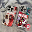สําหรับ iPhone18 17 11 13 12 14 15 pro Max XR Xsmax 7 8 14 15 16 Plus สไปเดอร์แมนโปสเตอร์เคสไอโฟนเคสใสกันกระแท…