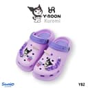 รองเท้าแตะหัวโต Y82 Y-ROON X Kuromi ลิขสิทธิ์แท้ รองเท้าแฟชั่นวัยรุ่น พร้อมตัวติดรองเท้า รองเท้าแตะคุโรมิ
