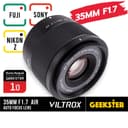 🇹🇭 Viltrox 35mm f1.7 พร้อมส่ง Auto Focus Fuji XF Sony Nikon Z 35 mm f 1.7 1.8 Air เลนส์ Lens ฟูจิ FE