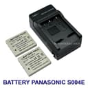CGA-S004E \ DMW-BCB7 Battery and Charger for Panasonic Lumix DMC-FX2,DMC-FX7 BY KONDEEKIKKU SHOP