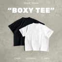 เสื้อยืดครอป ทรงBoxy คอฟิต ผ้าคอตตอนพรีเมียม ผู้ชาย Clothing