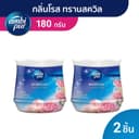 Ambi Pur แอมบิเพอร์ เจล เฟรช เจลหอมปรับอากาศ กลิ่นโรส ทรานควิล 180 กรัมx2 ดับกลิ่นห้อง Fresh ขวด