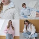 2-sided Gingham garden down jacket ใส่ได้ 2 ด้าน (🌡️ติดลบได้) อุ่น เบา กันลม กันหิมะ ขนเป็ด90%