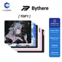 Bythere TGF1 แผ่นรองเมาส์กระจก พื้นผิวไมโครเท็กซ์เจอร์ อบเทมเปอร์ทั้งแผ่น แข็งแรง ลื่น แม่นยํา