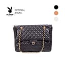 PLAYBOY รุ่น Emma Bag กระเป๋าสะพายข้างผู้หญิง รหัส ST-BS252PB131R ดีไซน์กระเป๋าทรงช้อปปิ้ง มี 3 สี