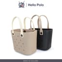 Hello Polo กระเป๋า ชายหาด กระเป๋าถือ แฟชั่น พกพาสะดวก แบบกันน้ํา ความจุสูง การออกแบบรูระบายอากาศ…