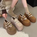 Hellomyshoes G33 รองเท้าแฟชั่นเกาหลี สุดน่ารัก ทนทาน แข็งแรง หนังนิ่ม ผ้ากํามะหยี่ มินิมอล พร้อมส่งจากไทย…
