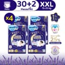 Molfix กางเกงผ้าอ้อมเด็กโมลฟิกซ์ สวีต ดรีมส์ แพ้นส์ เดย์ แอนด์ ไนท์ ไซซ์ XXl (30+2)