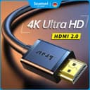 Seamwi สาย HDMI 2.0 4K Cable 60Hz 18Gbps HDR 3D Full HD แล็ปท็อป เดสก์ท็อป สวิตช์ โปรเจคเตอร์ ทีวี
