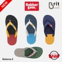 รองเท้าแตะ Rubber Soul รองเท้ารุ่น Balance-2 รองเท้าหูหนีบพื้นนิ่ม