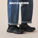 Skechers สเก็ตเชอร์ส รองเท้าลําลองผู้ชาย Men BOBS Sport Diego Fusion Motion Casual Shoes - 118330-BBK (latest)
