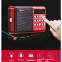 ✔️แบบพกพามินิวิทยุ FM ลําโพงเครื่องเล่นเพลง TF Card U Disk Reader พร้อมแบตเตอรี่แบบชาร์จไฟได้ 18650…