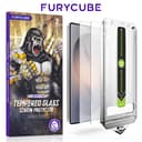 Furycube ฟิล์มกระจก รุ่น สําหรับ Samsung Galaxy S24 S25 S26 PLUS Ultra กันรอยกันแตก ครอบคลุมหน้าจอเต็ม…