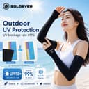 THการส่งสินค้า SOLOEVER ArmSleeves ปลอกแขนกันแดด1คู่ UPF50+ป้องกันรังสี UV เหมาะสําหรับกลางแจ้งและปั่นจักรยาน