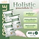 (400 G X3 ถุง)Pawdy อาหารแมวเกรดพรีเมียม Holistic สําหรับแมวโต อายุ 1-6 ปี สูตรทูน่าผสมเนื้อจระเข้ ขนาด 1 กก.
