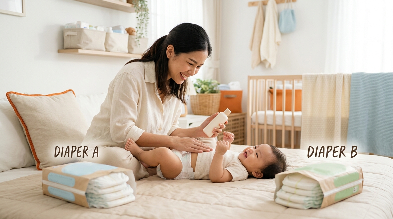 จัดบ้านไม่ลงตัว ควรเลือก MamyPoko มามี่โพโค กางเกงผ้าอ้อมเด และ DODOLOVE Standard Soft แบบไหน