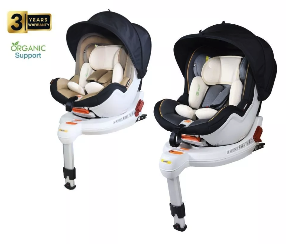 GLOWY รุ่น Rotera 360 Canopy Organic Carseat