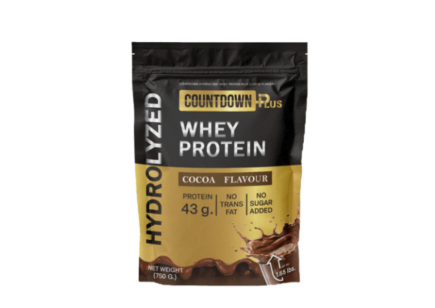 เวย์โปรตีน COUNTDOWN PLUS Whey Hydrolyzed – เวย์ไฮโดรไลซ์ ดูดซึมไว กล้ามมาเร็ว