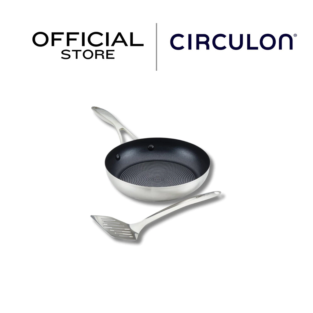 กระทะเทฟล่อน CIRCULON SteelShield S-Series Frypan