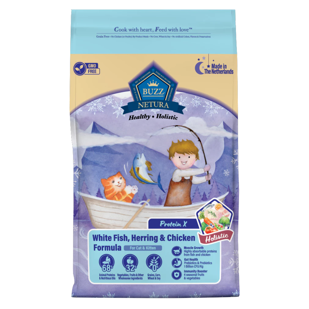 อาหารแมว Buzz Netura Protein X