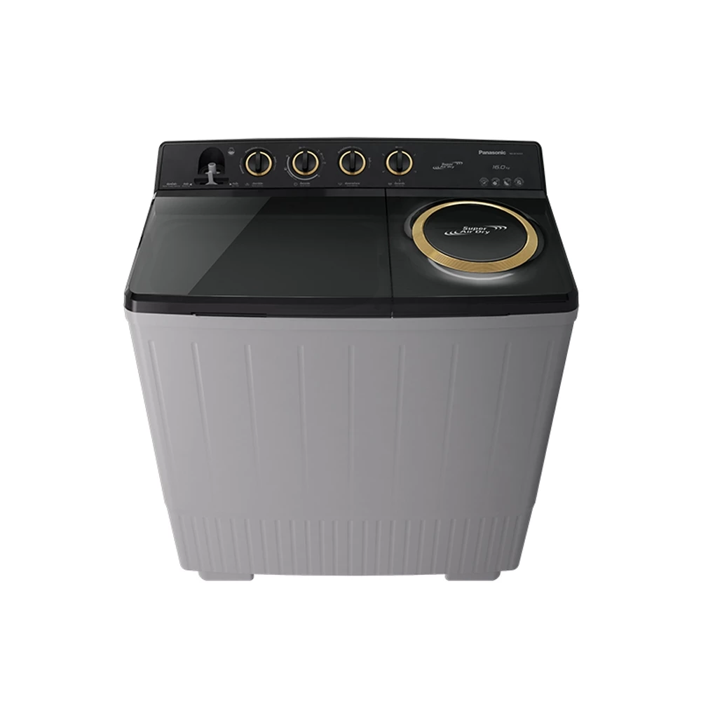 เครื่องซักผ้า 2 ถัง Panasonic รุ่น NA-W16XG1BRC – ถังใหญ่ ฟังก์ชันหลากหลาย