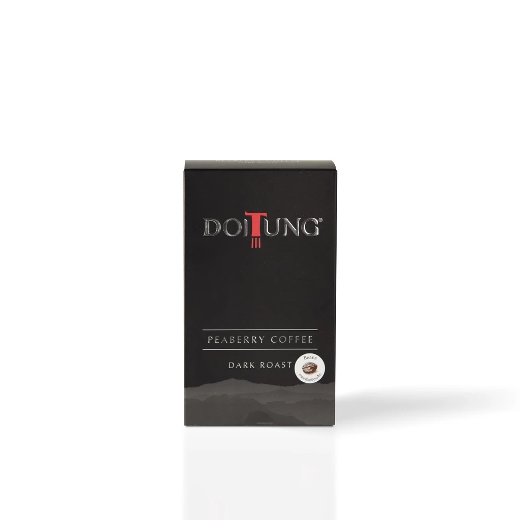 เมล็ดกาแฟคั่ว DoiTung Coffee Bean Peaberry Dark Roast