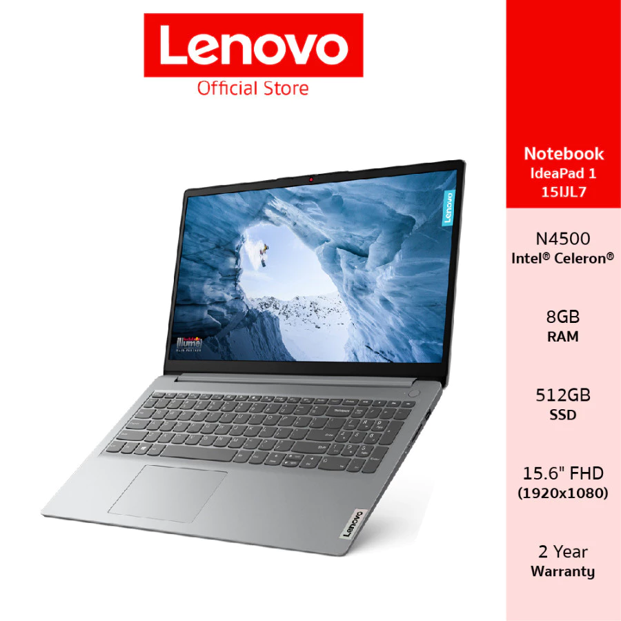 โน้ตบุ๊ก Lenovo IdeaPad 1 15IJL7 (82LX00ALTA)