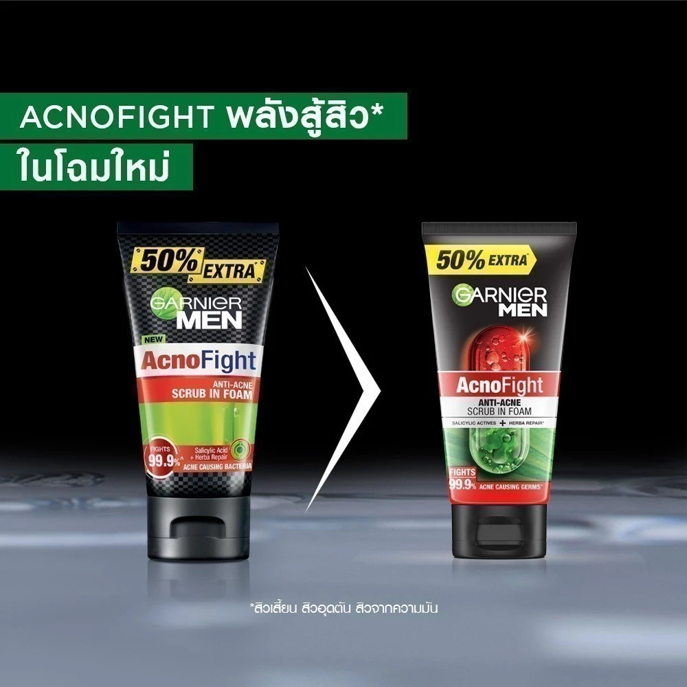 โฟมล้างหน้าผู้ชาย GARNIER MEN SCRUB IN FOAM