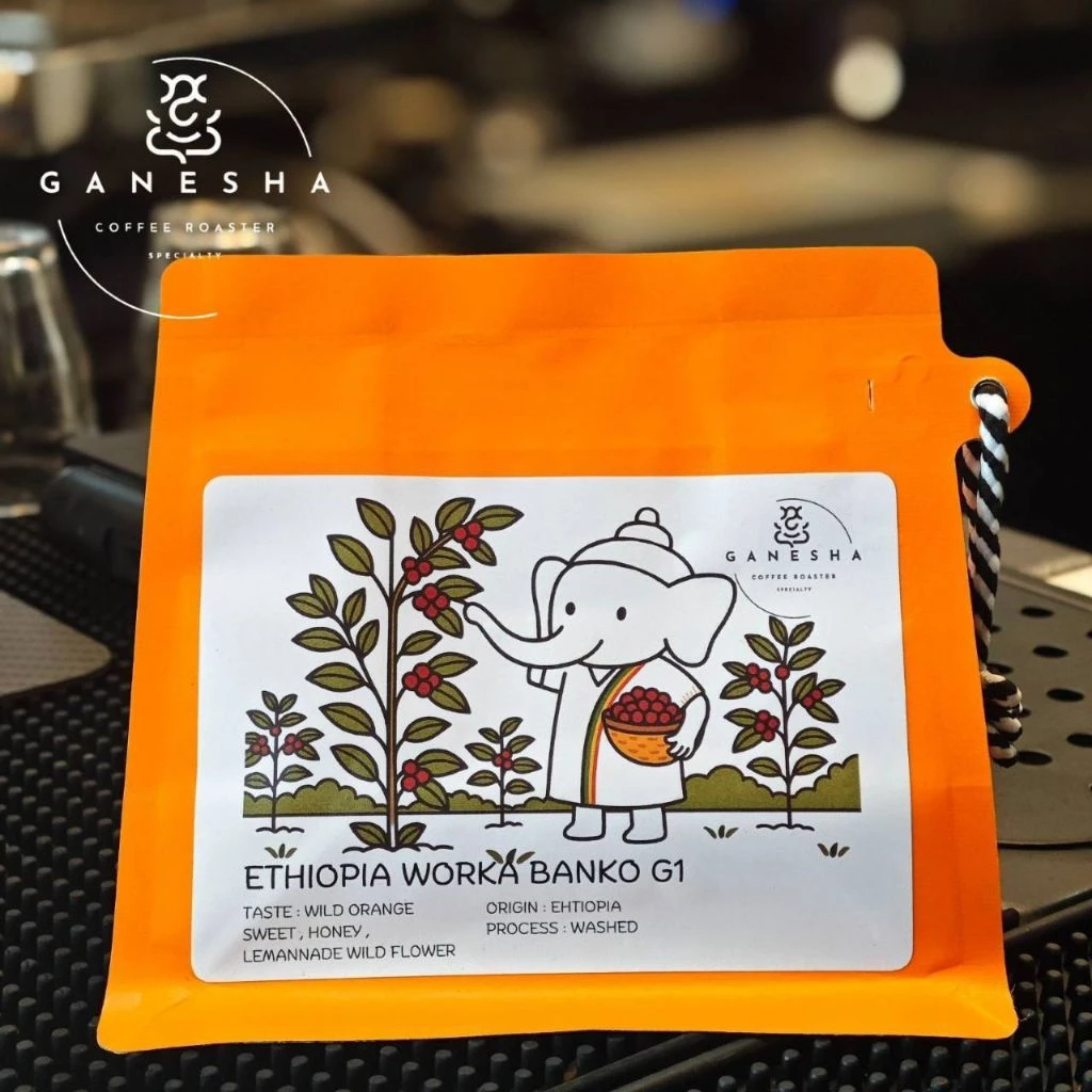 กาแฟสด Ganesha Coffee Roaster (Ethiopia Worka Banko)