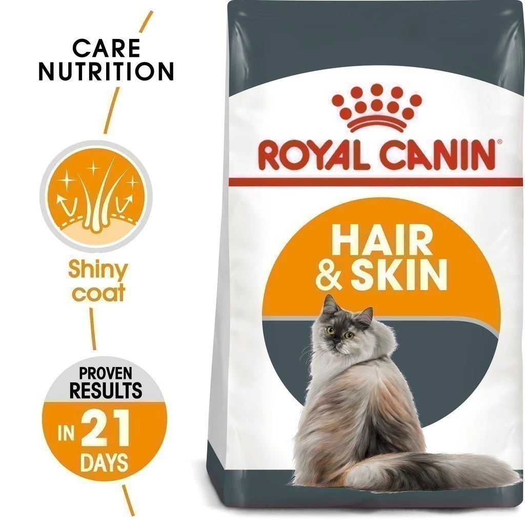 อาหารแมว ลดขนร่วง Royal Canin สูตร Hair & Skin Care